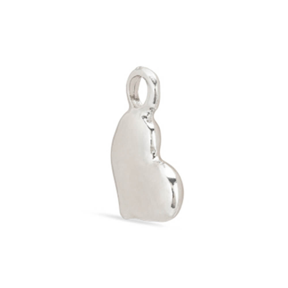 UNOde50 Sterling Silver - Plated Heart Piercing Charm - MococoUNOde50CHP0035MTL0000UCharms