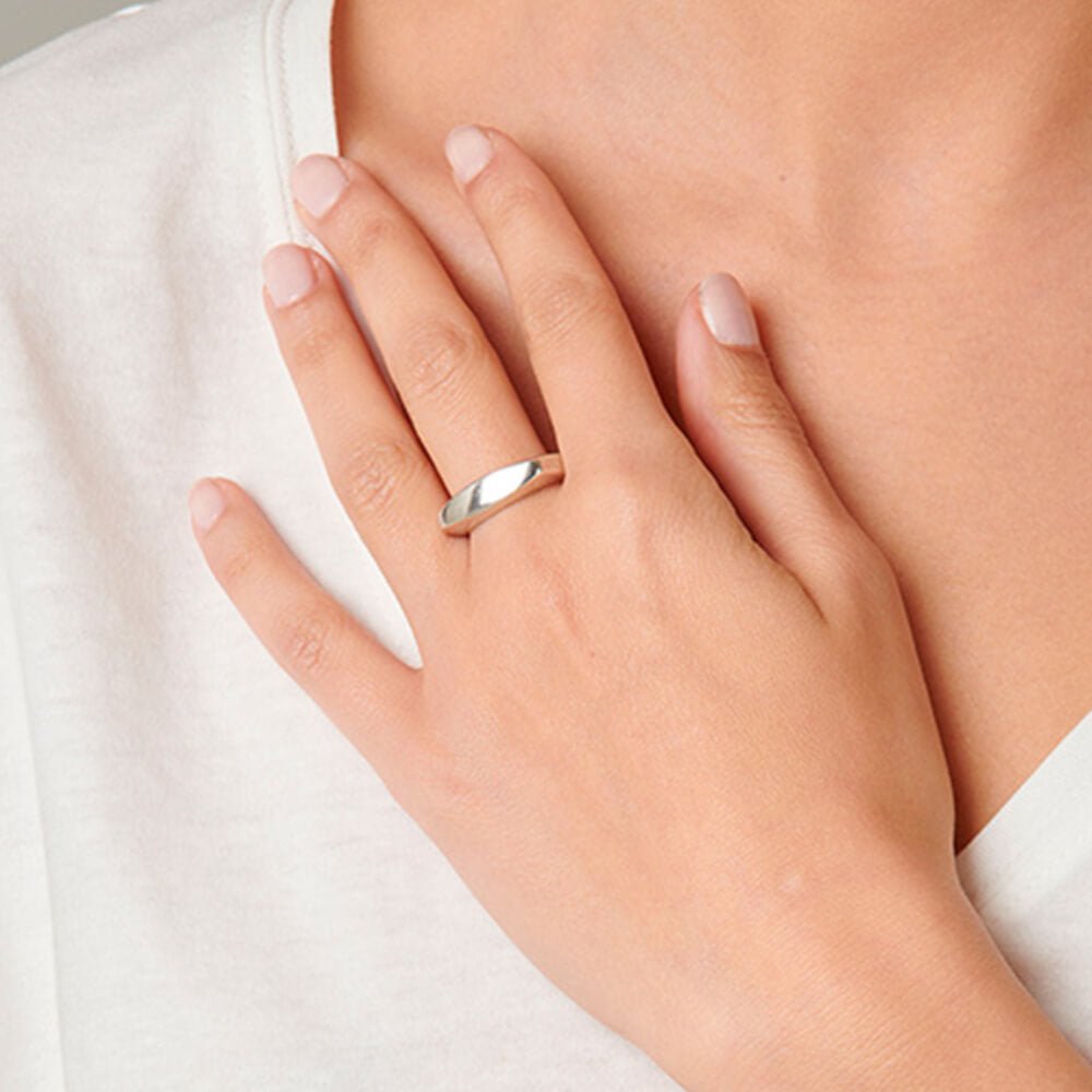 UNOde50 Sterling Silver - Plated Irregular Ring - MococoUNOde50ANI0599MTL00018Rings