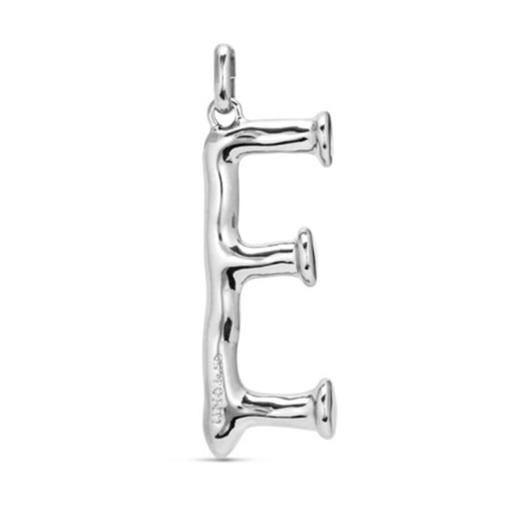 UNOde50 Sterling Silver - Plated Letter E Pendant - MococoUNOde50CHA0005MTL0000UCharms