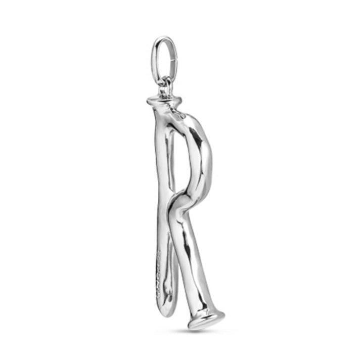 UNOde50 Sterling Silver - Plated Letter R Pendant - MococoUNOde50CHA0018MTL0000UCharms