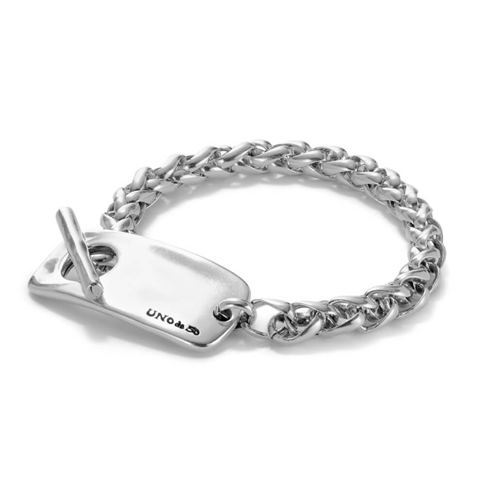 UNOde50 Sterling Silver - Plated Link Bracelet - PUL2463 - MococoUNOde50PUL2463MTL0000LBracelets