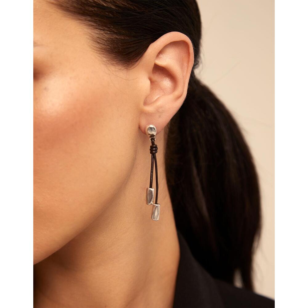 UNOde50 Sterling Silver - Plated Long Earrings With Beads - MococoUNOde50PEN0774MARMTLEarrings