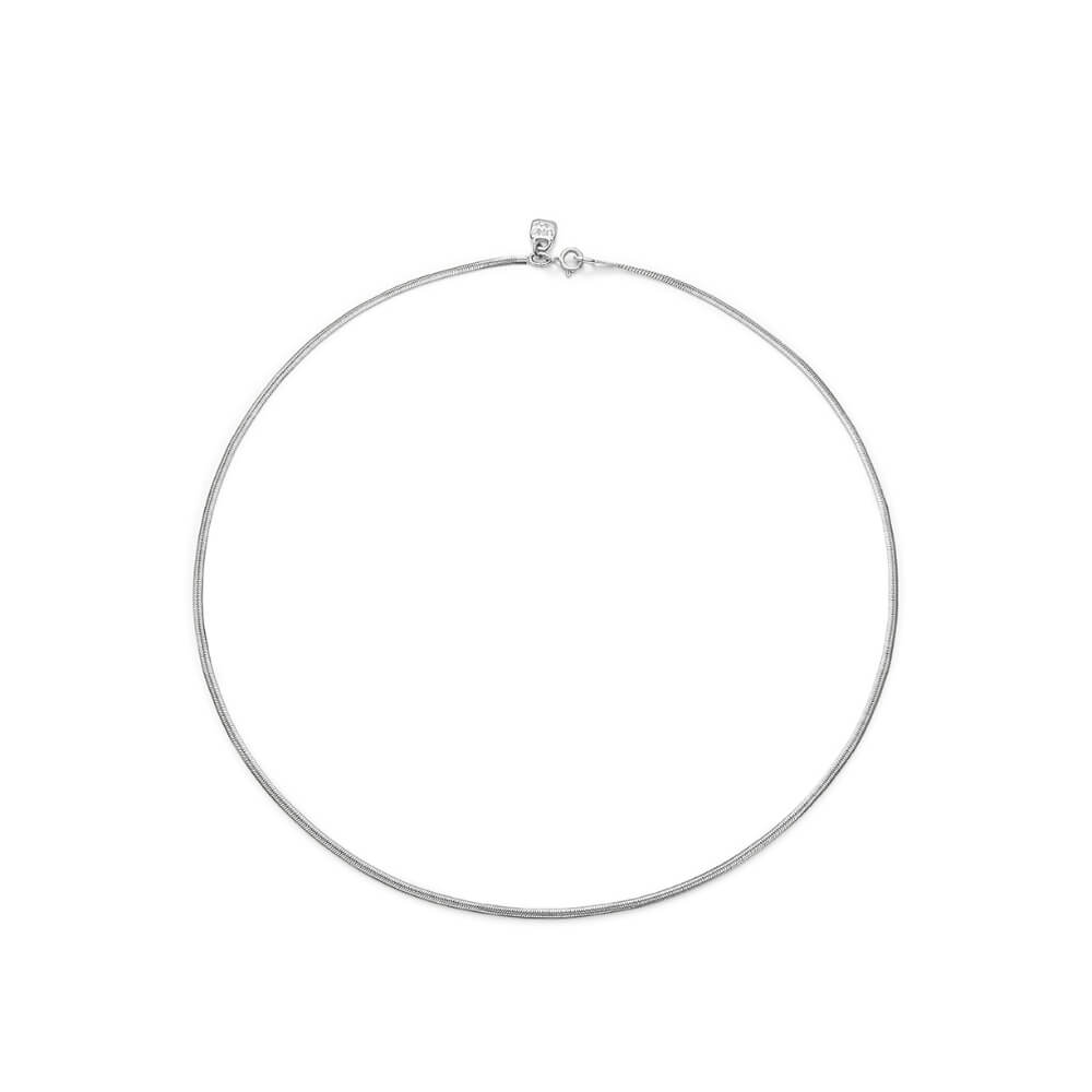 UNOde50 Sterling Silver - Plated Long Flat Chain - MococoUNOde50COL1973MTL0000SNecklaces