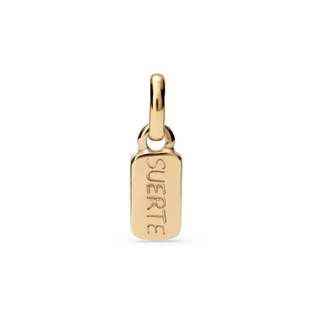 UNOde50 Sterling Silver - Plated Lucky Word Charm - MococoUNOde50CHA0258MTL0000UCharms