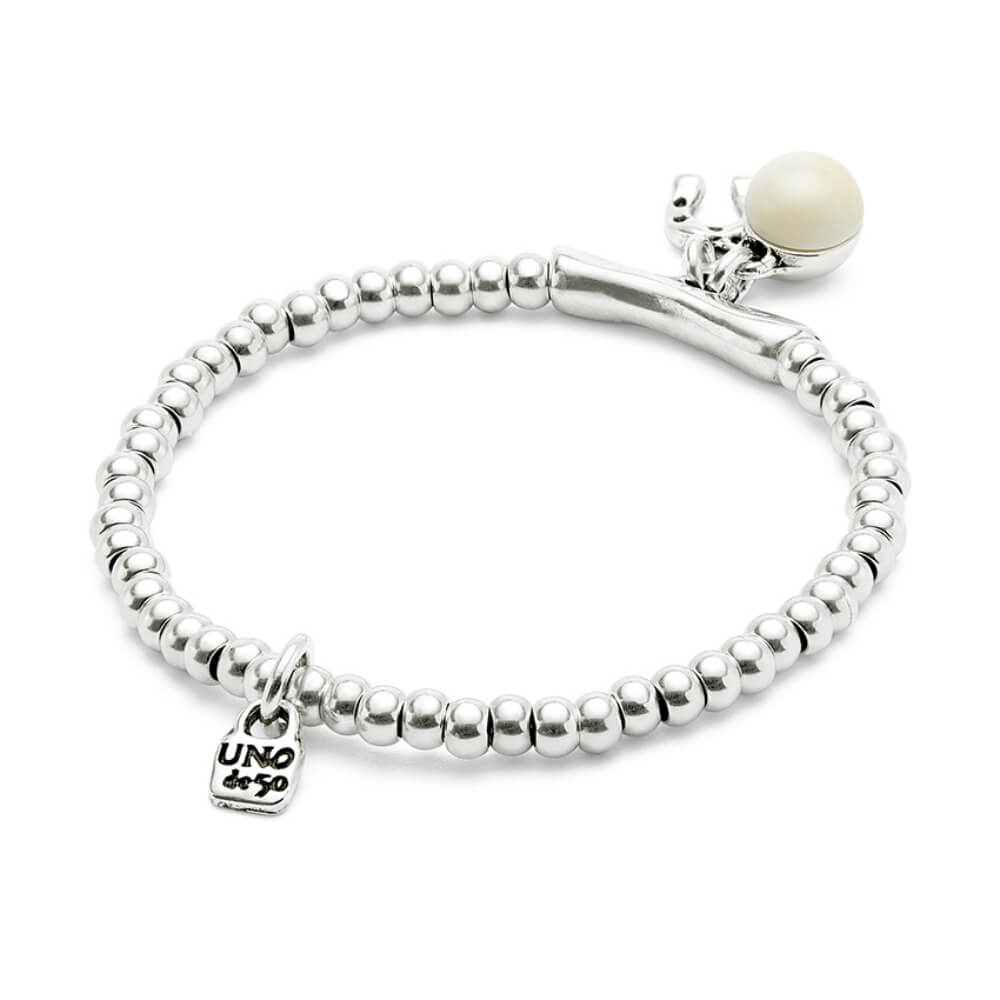 UNOde50 Sterling Silver - Plated Murano Glass and Horseshoe Bracelet - MococoUNOde50PUL2537MFLMTL0MBracelets