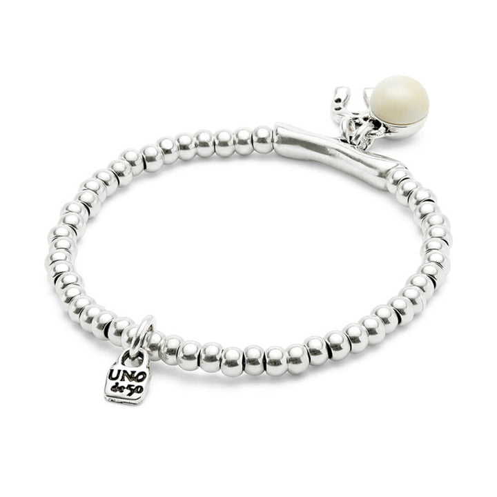UNOde50 Sterling Silver - Plated Murano Glass and Horseshoe Bracelet - MococoUNOde50PUL2537MFLMTL0MBracelets