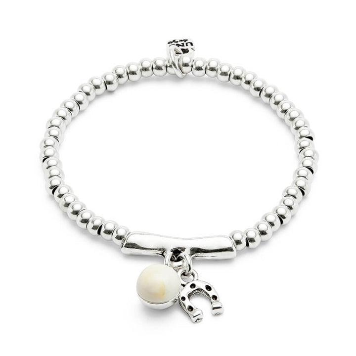UNOde50 Sterling Silver - Plated Murano Glass and Horseshoe Bracelet - MococoUNOde50PUL2537MFLMTL0MBracelets