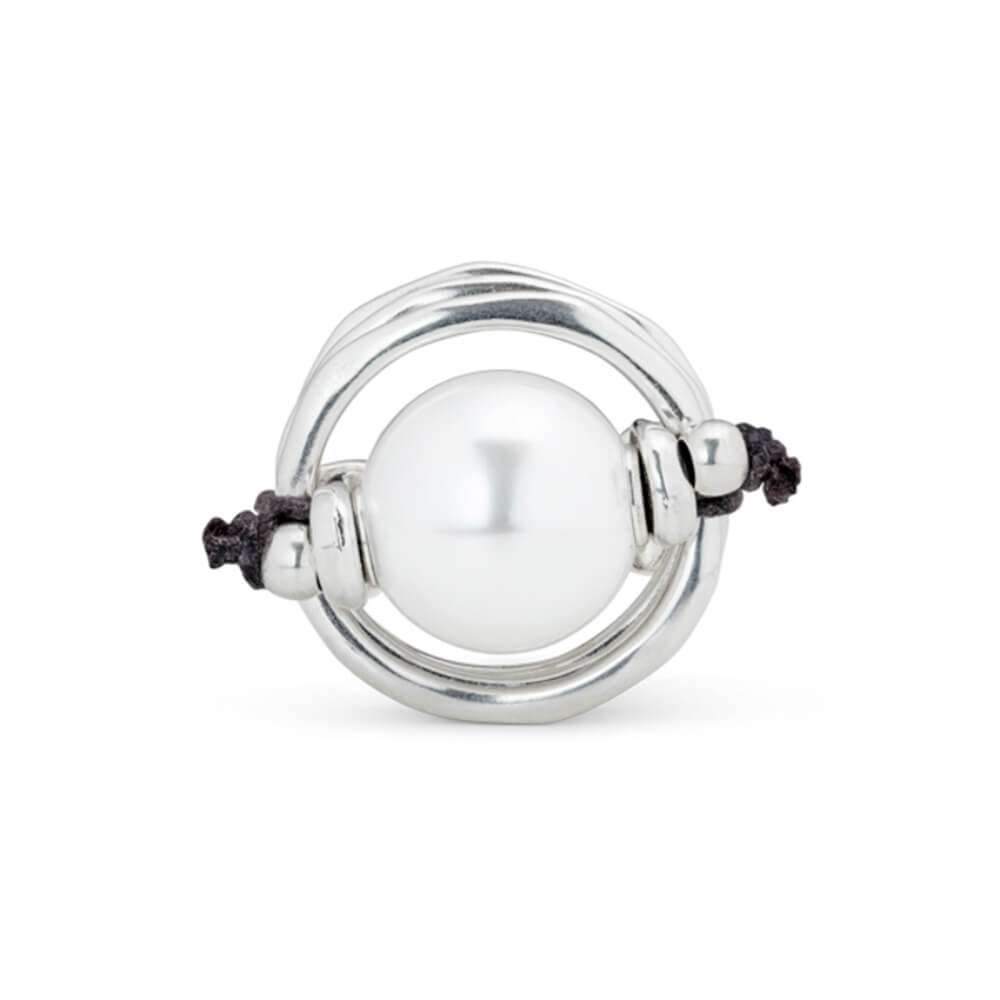 UNOde50 Sterling Silver - Plated Pearl Ring - MococoUNOde50ANI0390BPLMTL0LRings