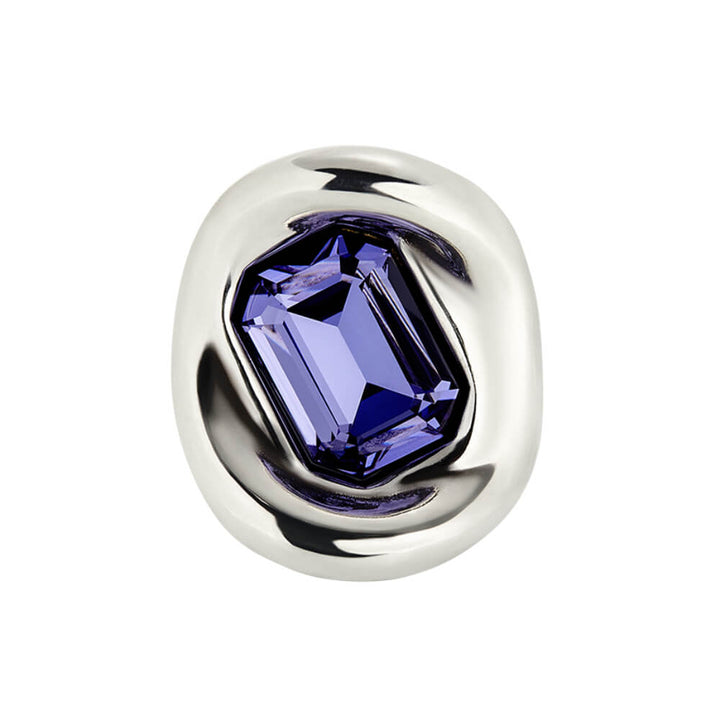 UNOde50 Sterling Silver - Plated Purple Crystal Ring - MococoUNOde50ANI0826MORMTL12Rings