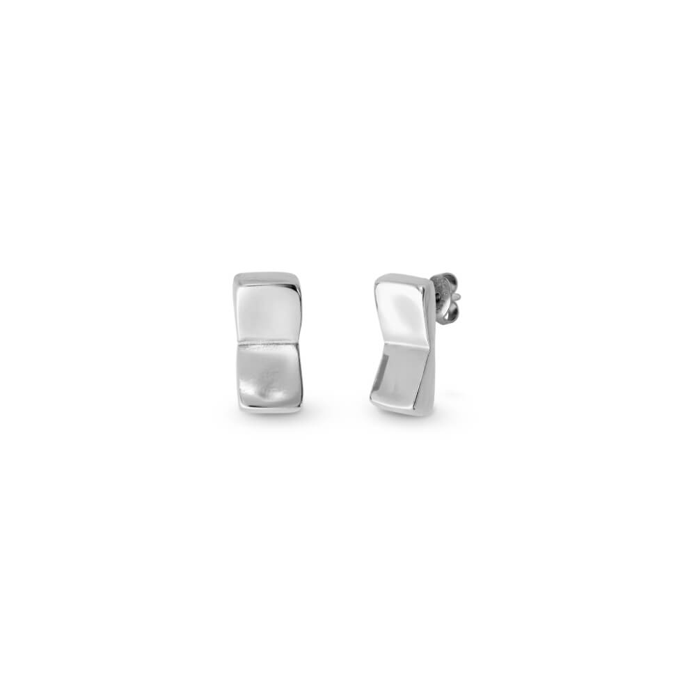 UNOde50 Sterling Silver - Plated Rectangular - Shaped Earrings - MococoUNOde50PEN0962MTL0000UEarrings