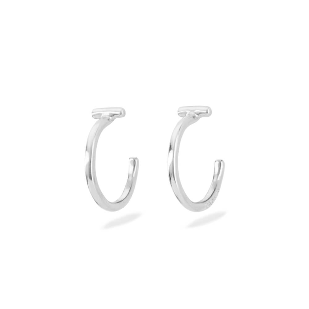 UNOde50 Sterling Silver - Plated Round Earrings - MococoUNOde50PEN0687MTL0000UEarrings