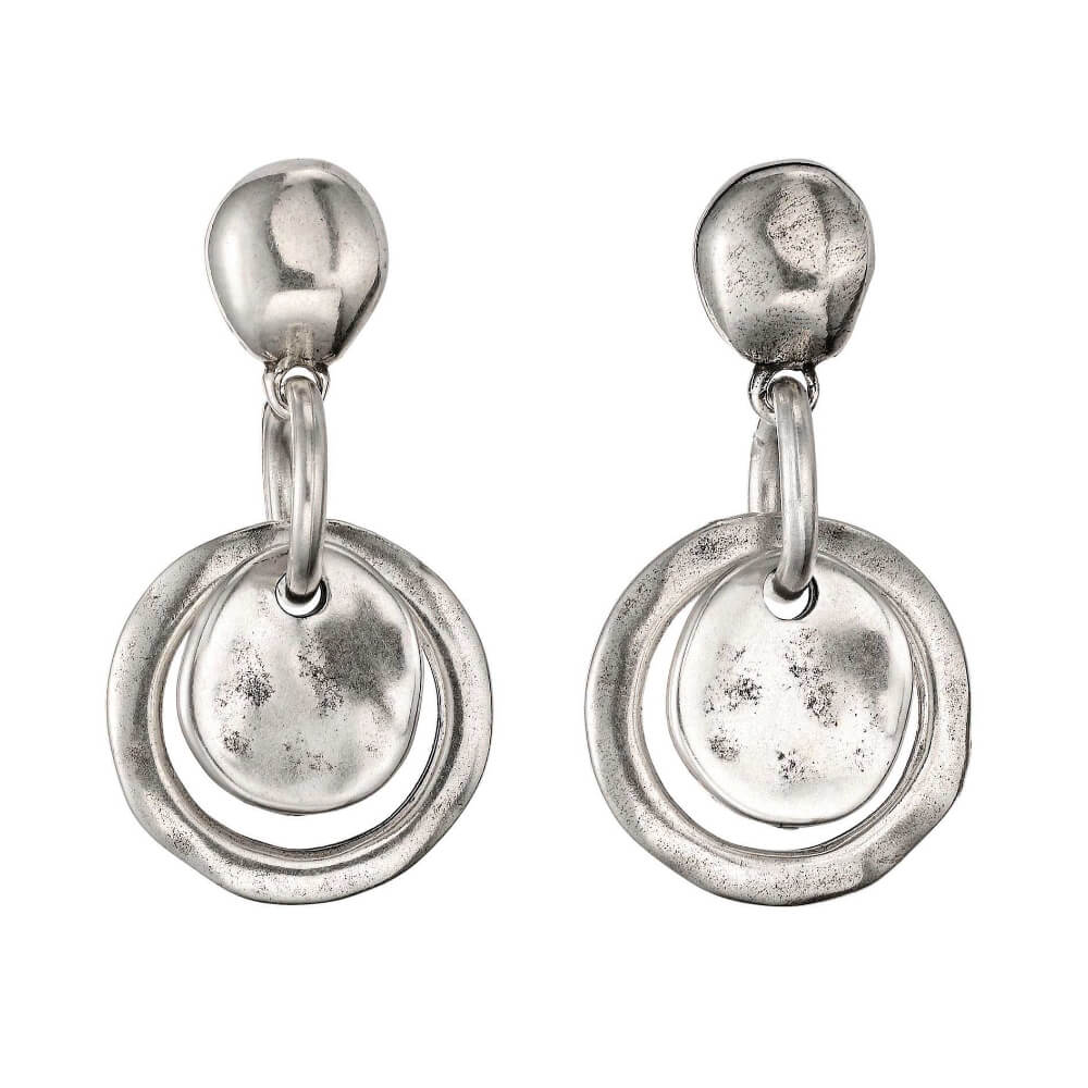UNOde50 Sterling Silver - Plated Short Earrings - MococoUNOde50PEN0384MTL0000UEarrings