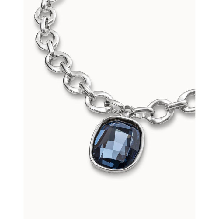 UNOde50 Sterling Silver - Plated Short Necklace And Crystal - MococoUNOde50COL1567AZUMTLNecklace