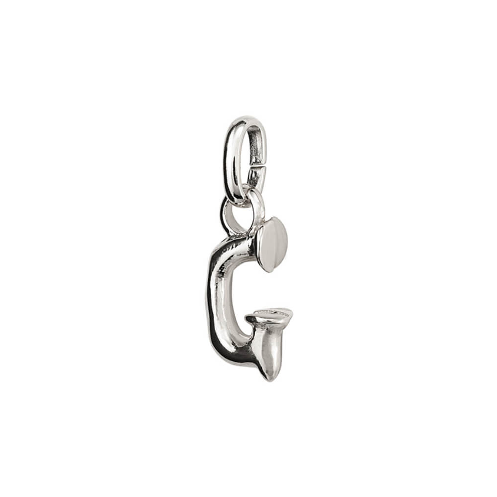 UNOde50 Sterling Silver - Plated Small Letter G Charm - MococoUNOde50CHA0279MTL0000UCharms
