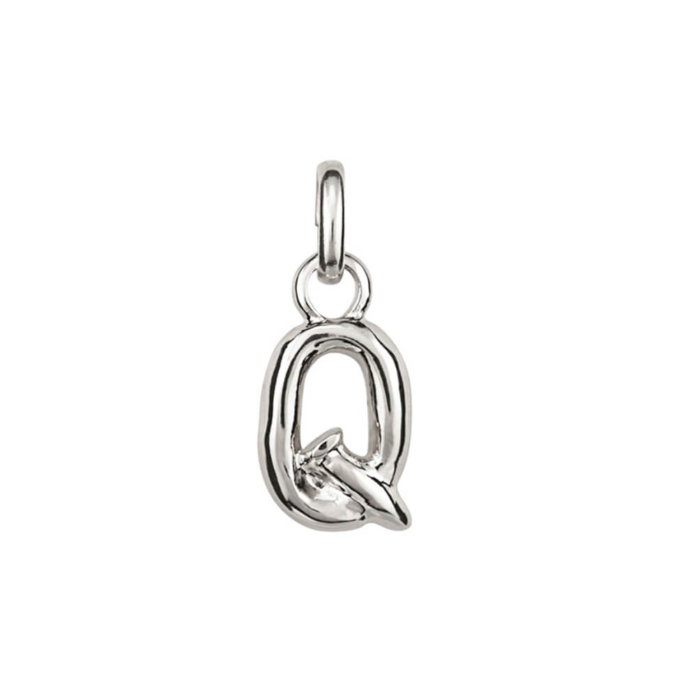 UNOde50 Sterling Silver - Plated Small Letter Q Charm - MococoUNOde50CHA0289MTL0000UCharms