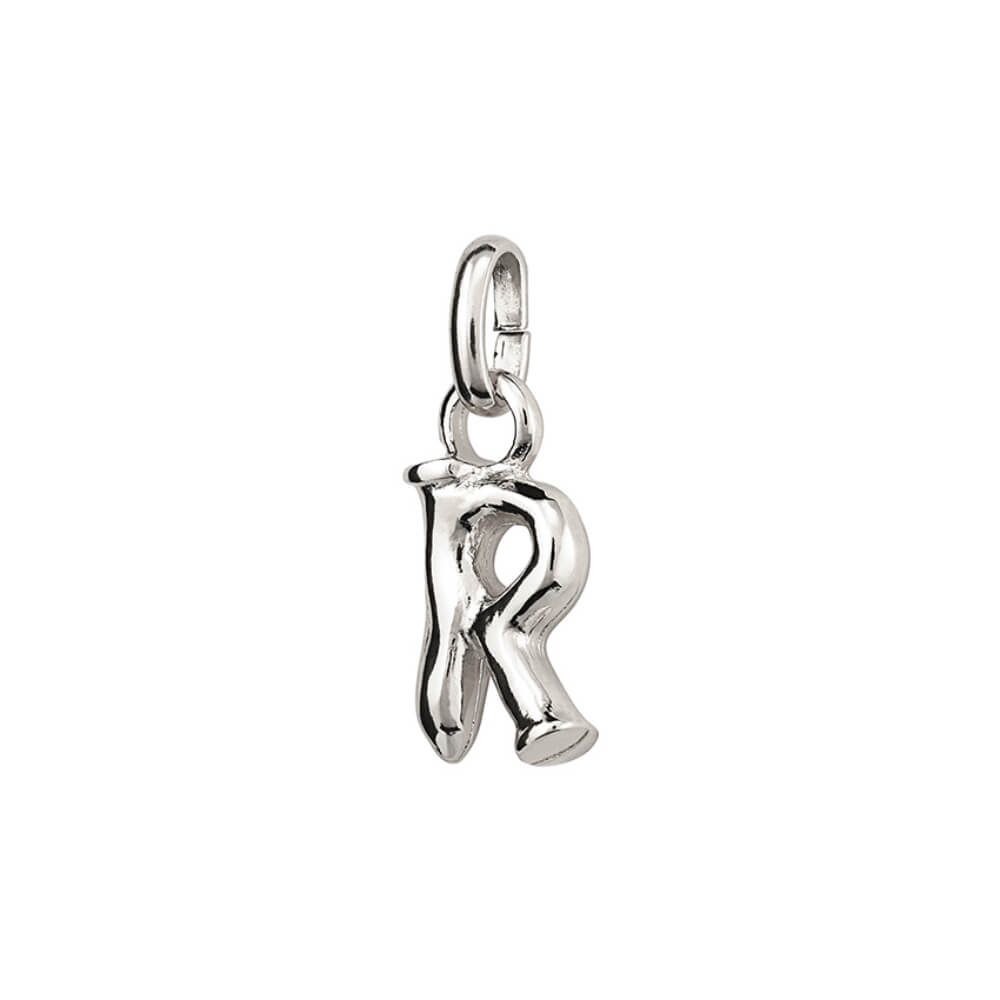 UNOde50 Sterling Silver - Plated Small Letter R Charm - MococoUNOde50CHA0290MTL0000UCharms