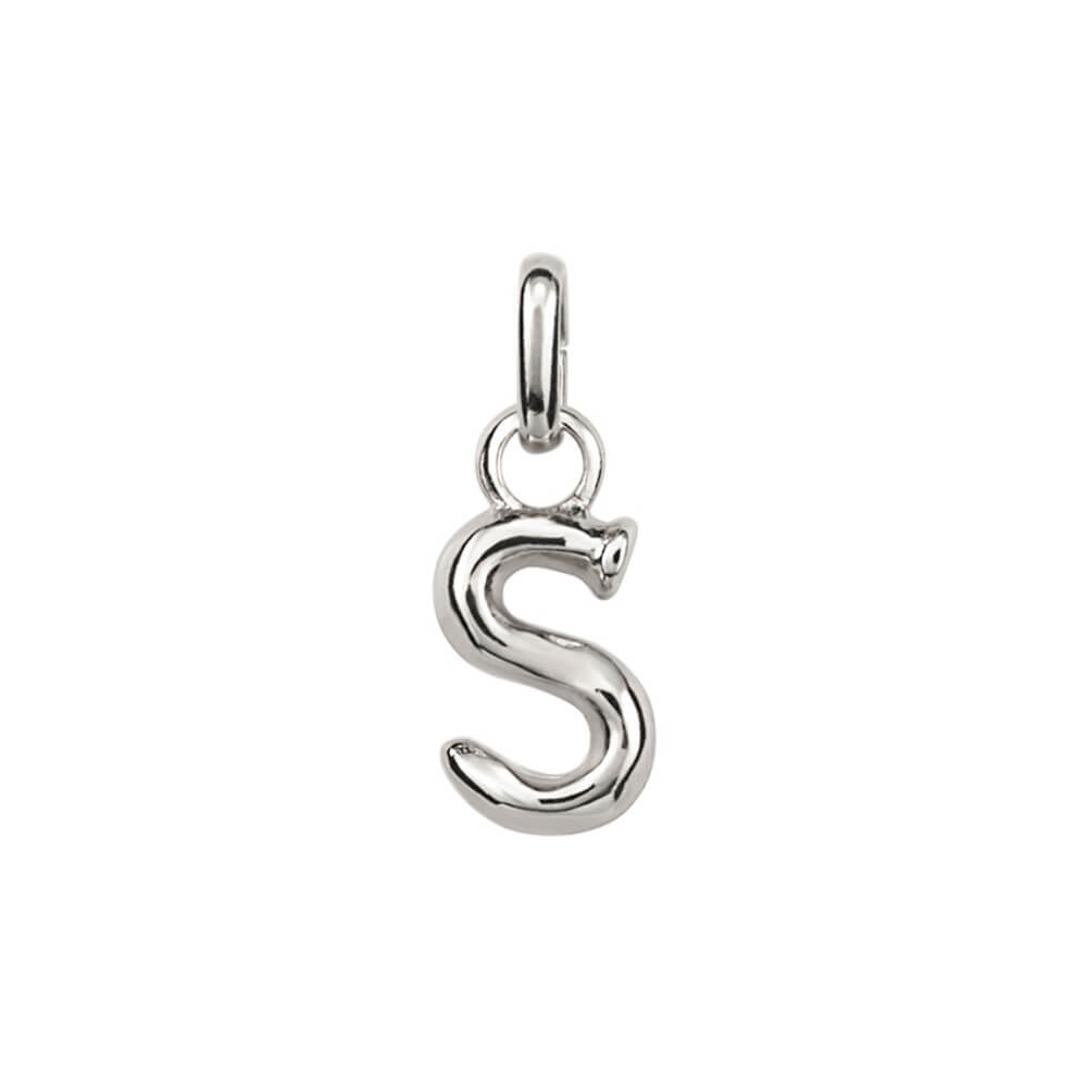 UNOde50 Sterling Silver - Plated Small Letter S Charm - MococoUNOde50CHA0291MTL0000UCharms
