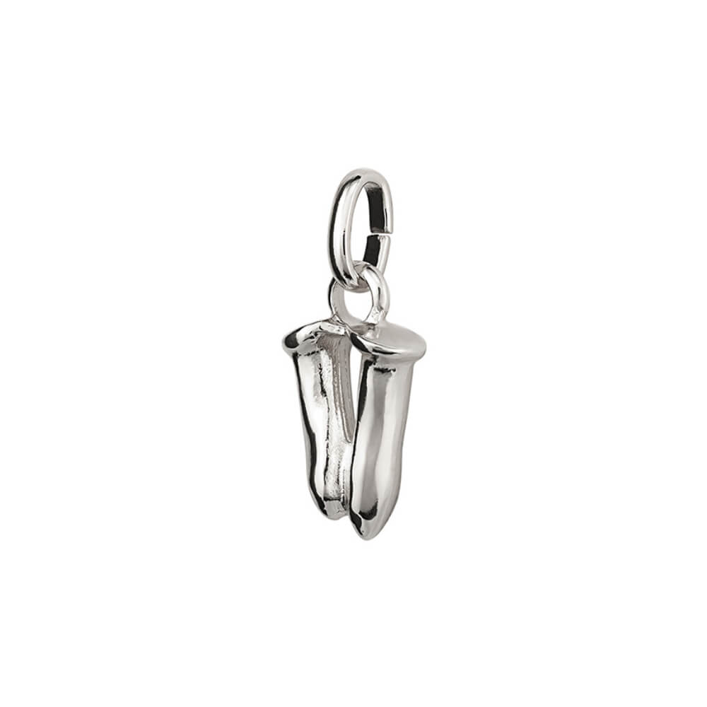 UNOde50 Sterling Silver - Plated Small Letter V Charm - MococoUNOde50CHA0294MTL0000UCharms