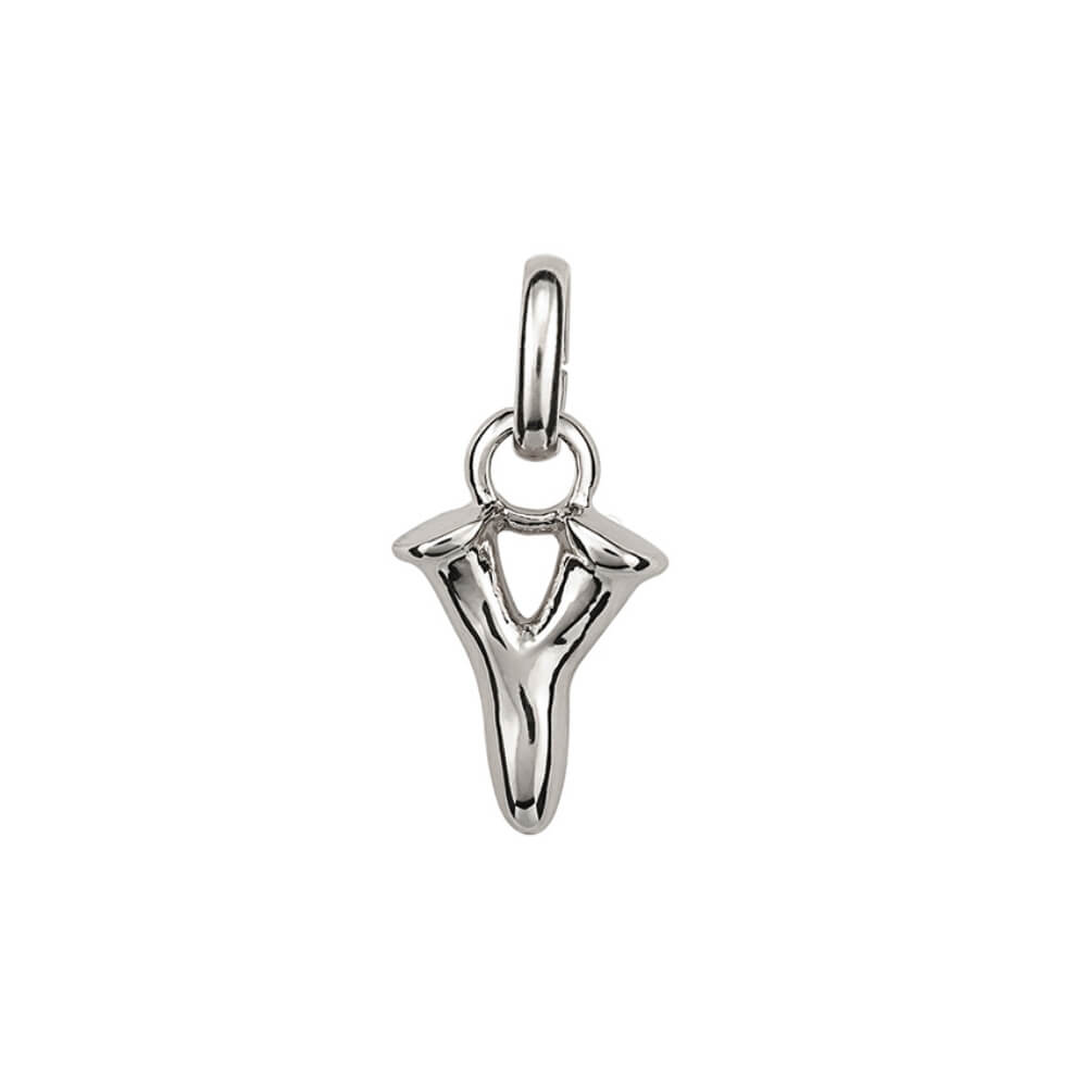 UNOde50 Sterling Silver - Plated Small Letter Y Charm - MococoUNOde50CHA0297MTL0000UCharms