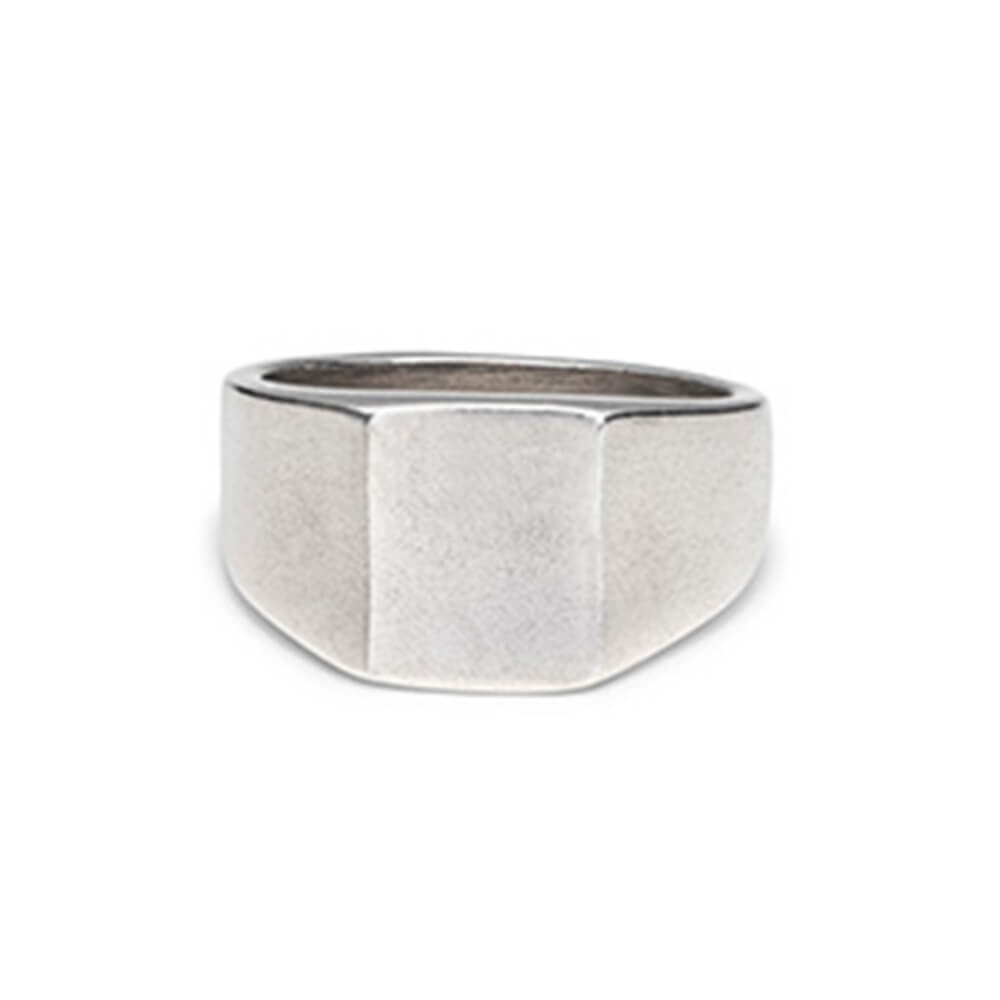 UNOde50 Sterling Silver - Plated Square Surface Ring - MococoUNOde50ANI0600MTL00018Rings