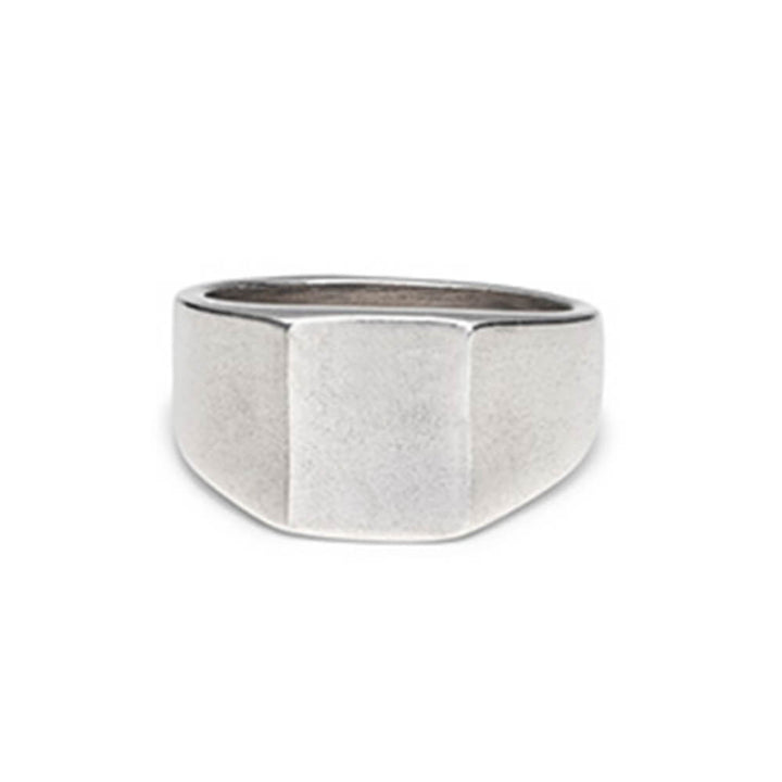 UNOde50 Sterling Silver - Plated Square Surface Ring - MococoUNOde50ANI0600MTL00018Rings