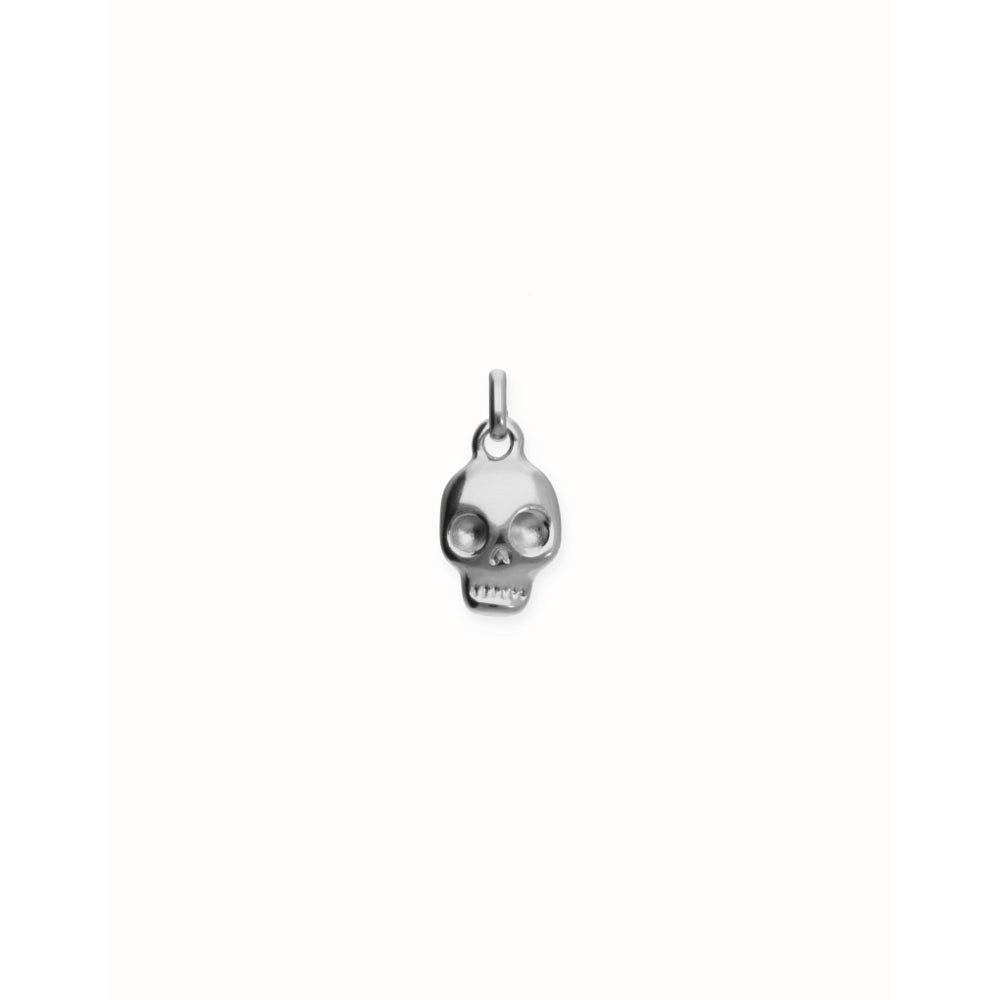 Unode50 Sterling Silver Skull Shaped Charm - CHA0300 - MococoUNOde50CHA0300Charms