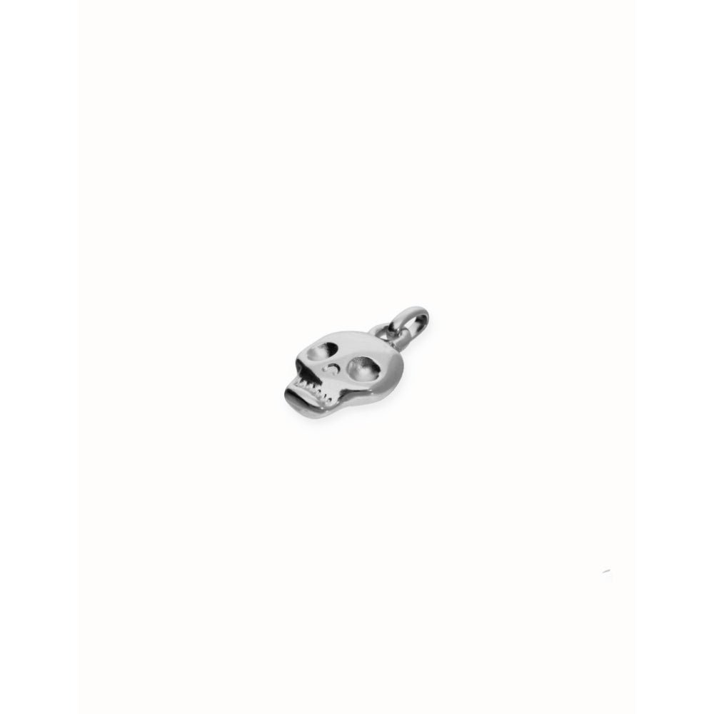 Unode50 Sterling Silver Skull Shaped Charm - CHA0300 - MococoUNOde50CHA0300Charms