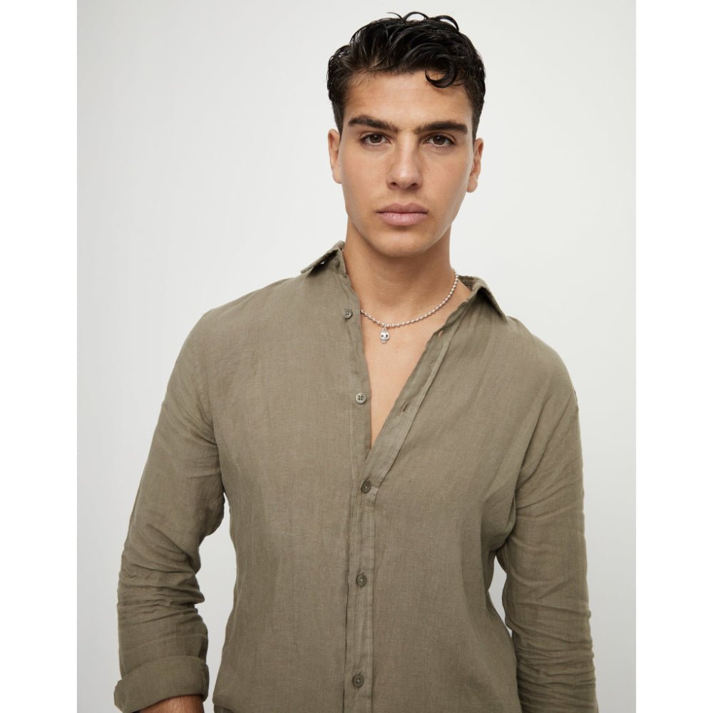 Unode50 Sterling Silver Skull Shaped Charm - CHA0300 - MococoUNOde50CHA0300Charms and Links