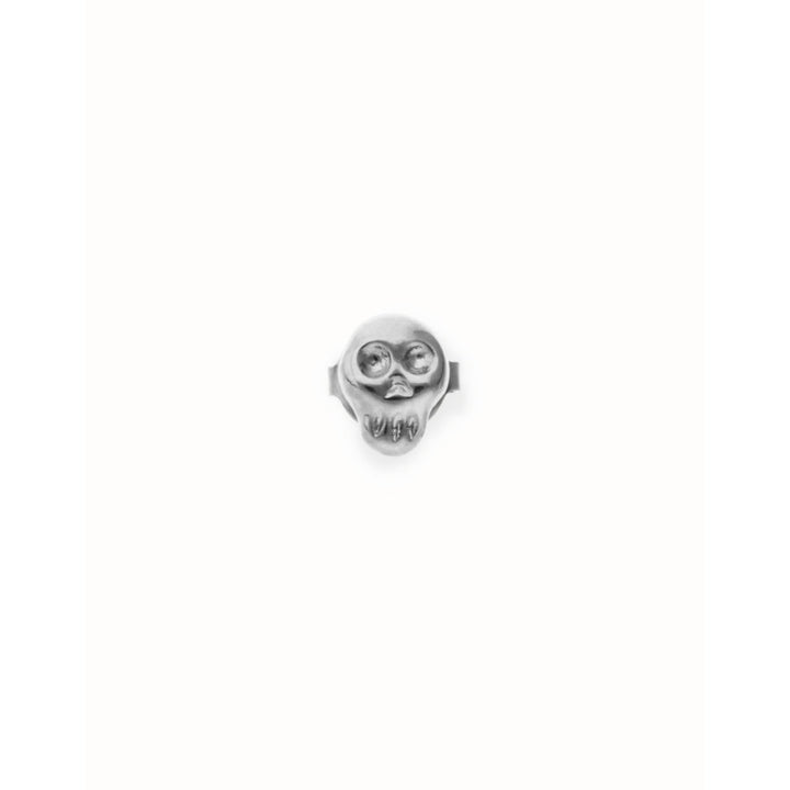 Unode50 Sterling Silver Skull Single Stud Earring image 2
