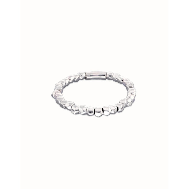 Unode50 Sterling Silver Stretch Beaded Bracelet - MococoUNOde50PUL2591MTL0000LBracelets