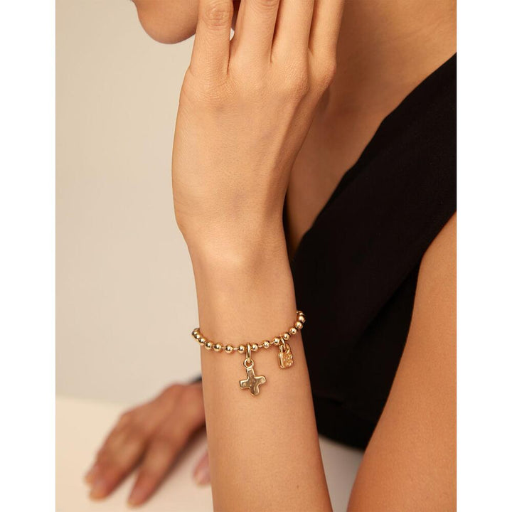 UNOde50 Sterling Silver/Gold - Plated Beads Bracelet - MococoUNOde50PUL1829MTL000 - SBracelet