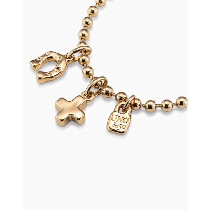 UNOde50 Sterling Silver/Gold - Plated Beads Bracelet - MococoUNOde50PUL1829MTL000 - SBracelet