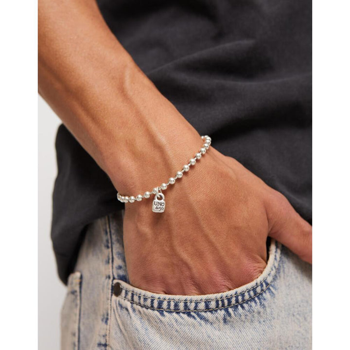 UNOde50 Sterling Silver/Gold - Plated Beads Bracelet - MococoUNOde50PUL1829MTL000 - SBracelet