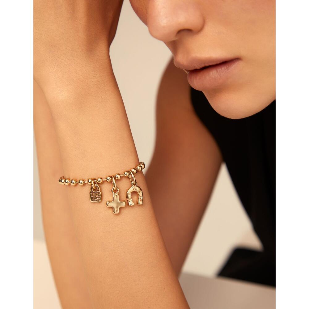 UNOde50 Sterling Silver/Gold - Plated Beads Bracelet - MococoUNOde50PUL1829MTL000 - SBracelet