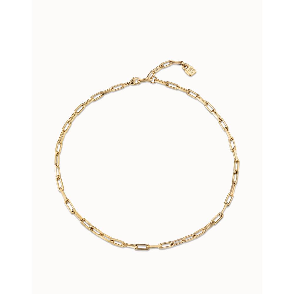 UNOde50 Sterling Silver/Gold - Plated Short Chain - MococoUNOde50COL1608MTL000 - SNecklaces