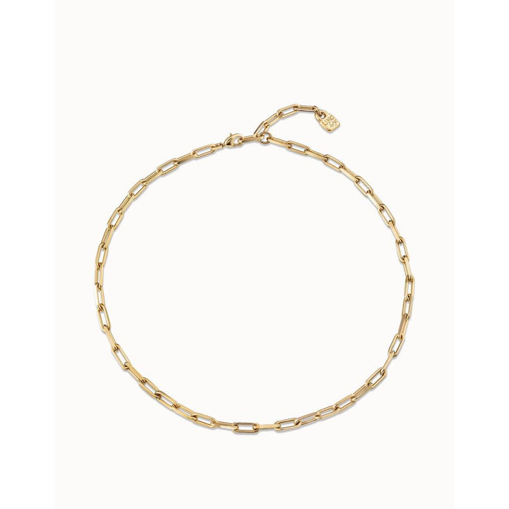 UNOde50 Sterling Silver/Gold - Plated Short Chain - MococoUNOde50COL1608MTL000 - SNecklaces