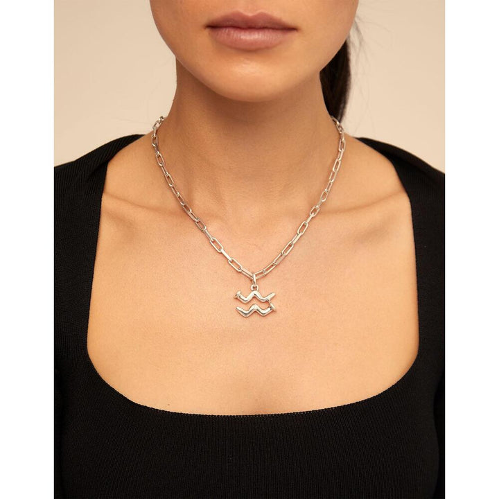 UNOde50 Sterling Silver/Gold - Plated Short Chain - MococoUNOde50COL1608MTL000 - SNecklaces
