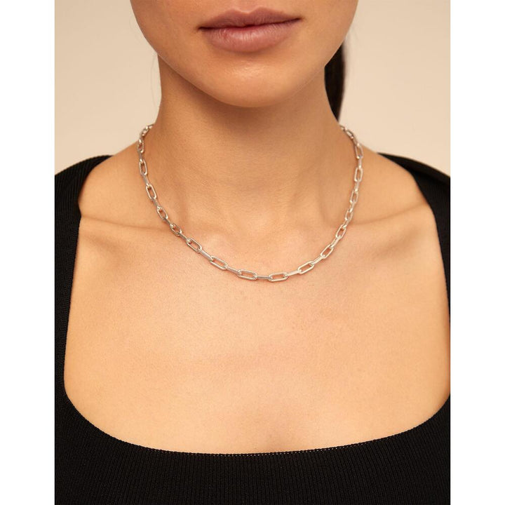 UNOde50 Sterling Silver/Gold - Plated Short Chain - MococoUNOde50COL1608MTL000 - SNecklaces