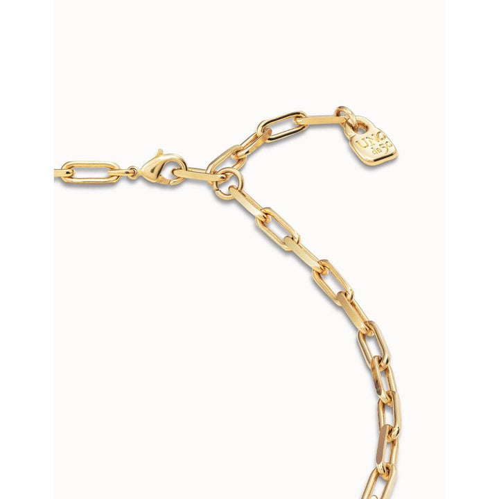 UNOde50 Sterling Silver/Gold - Plated Short Chain - MococoUNOde50COL1608MTL000 - SNecklaces