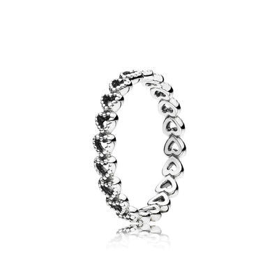 Pandora Linked Love Ring (190980-60)