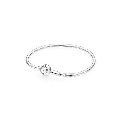 Pandora Moments Smooth Silver Clasp Br (590728-19)