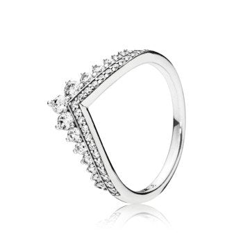 Pandora Tiara wishbone silver ring wit (197736CZ-50)