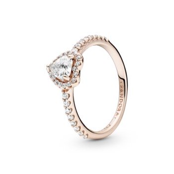 Pandora Elevated Heart Ring (188421C02-54)