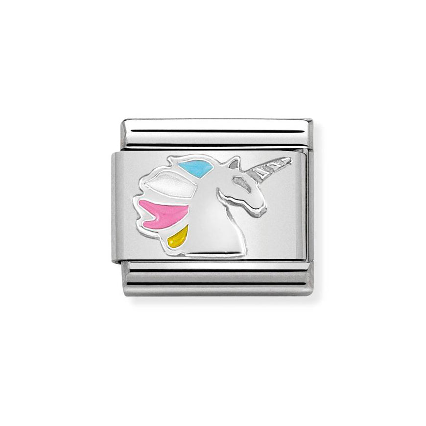 Nomination Classic Silver Unicorn Charm