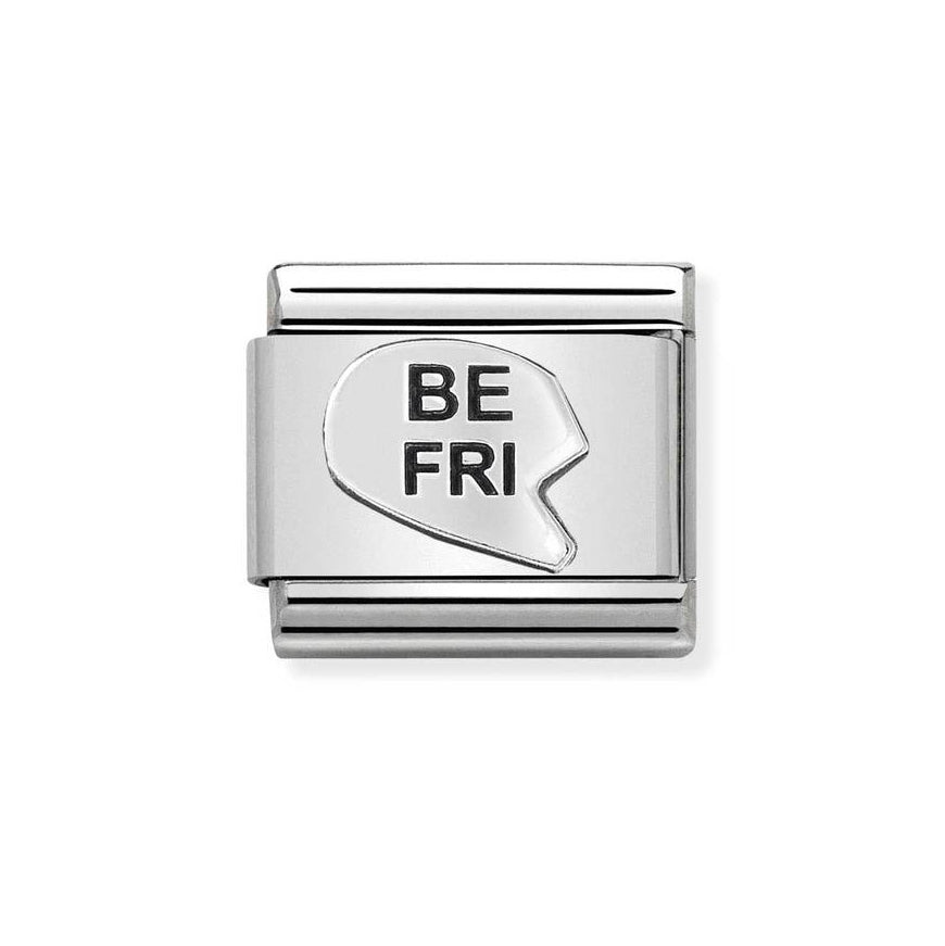 Nomination Classic Silver Be-Fri Heart Charm