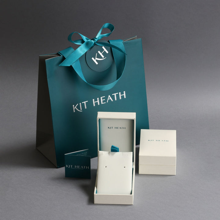 Kit Heath Silver Coast Pebble Glisten Pavé Necklace