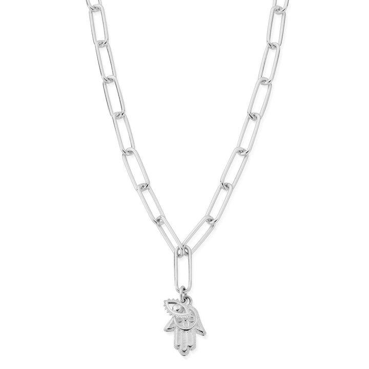 Chlobo Silver Link Chain Protection Necklace