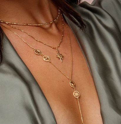 ChloBo Gold Bobble Chain Lucky Star Necklace - MococoChloBoGNBB20870754169355524Necklaces