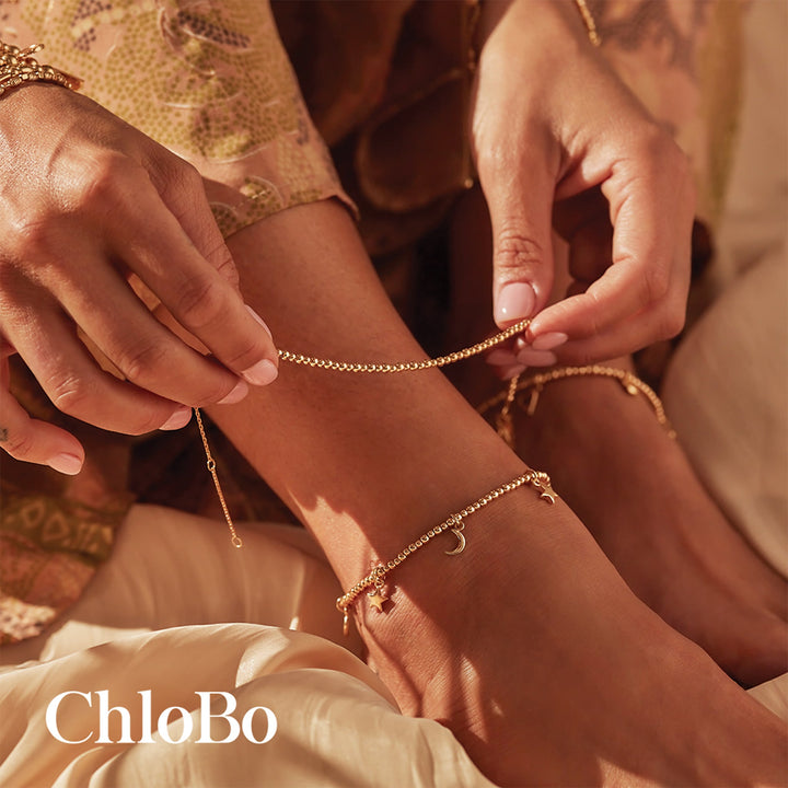 ChloBo Gold Mini Cute Anklet - MococoChloBoGANMC9502946234347Anklets