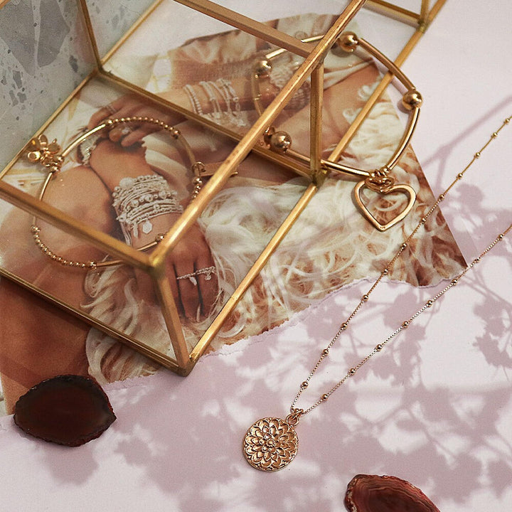 ChloBo Gold Moon Flower Necklace - MococoChloBoGNBB7725060441655479Necklaces